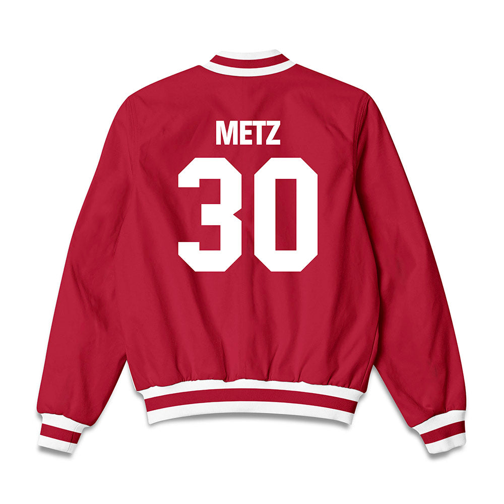 Indiana - NCAA Baseball : Blane Metz - Bomber Jacket-1