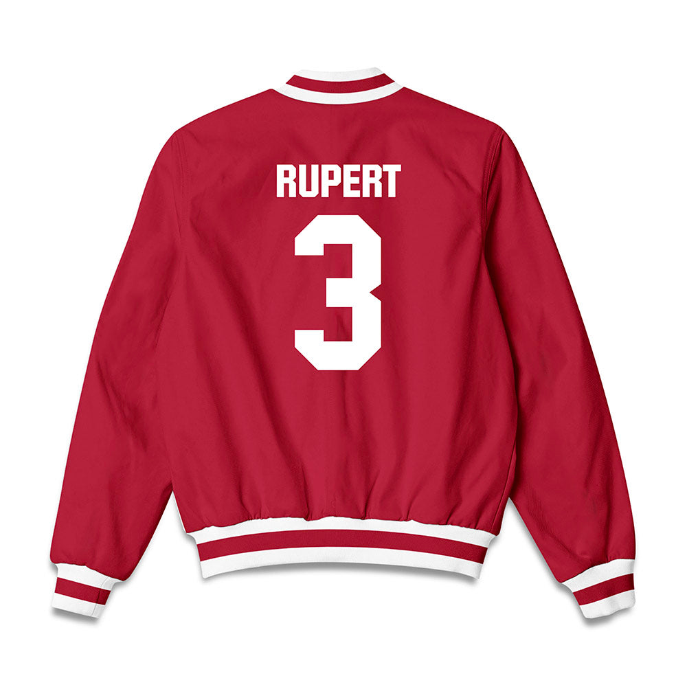 Indiana - NCAA Football : Kortez Rupert - Bomber Jacket-1