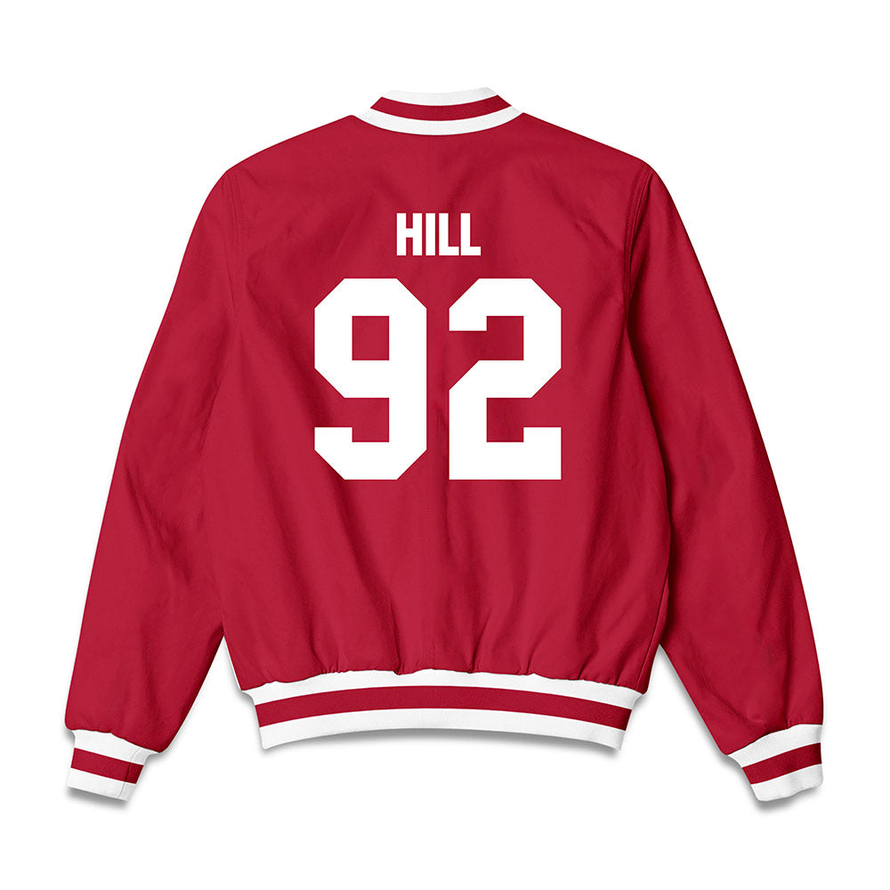 Indiana - NCAA Football : Gabe Hill - Bomber Jacket-1
