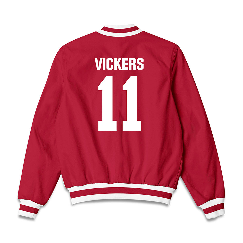 Indiana - NCAA Women's Volleyball : Ava Vickers - Bomber Jacket-1