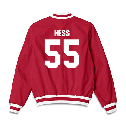 Indiana - NCAA Softball : Taylor Hess - Bomber Jacket-1