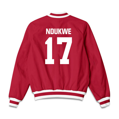 Indiana - NCAA Football : Daniel Ndukwe - Bomber Jacket-1