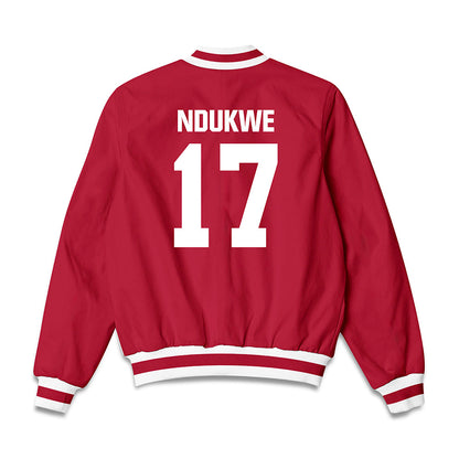 Indiana - NCAA Football : Daniel Ndukwe - Bomber Jacket-1