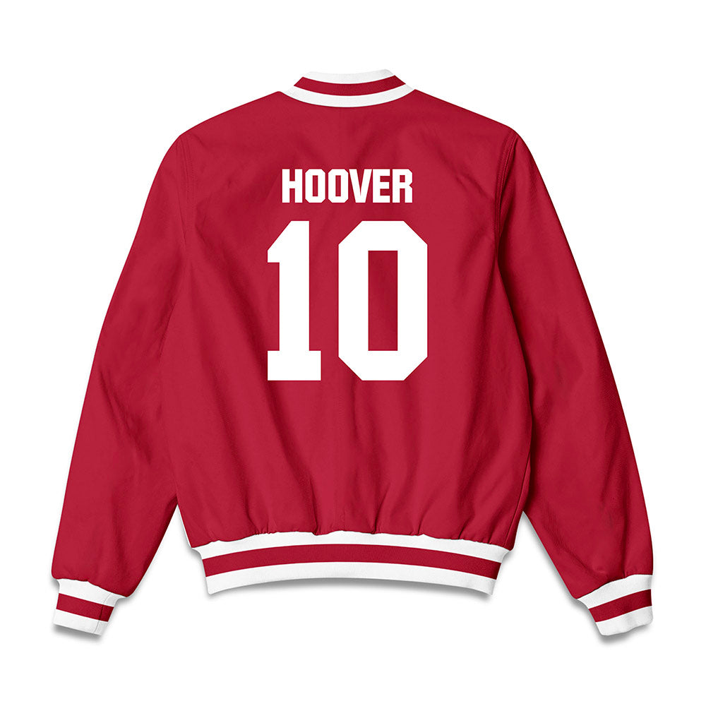 Indiana - NCAA Football : Josh Hoover - Bomber Jacket-1