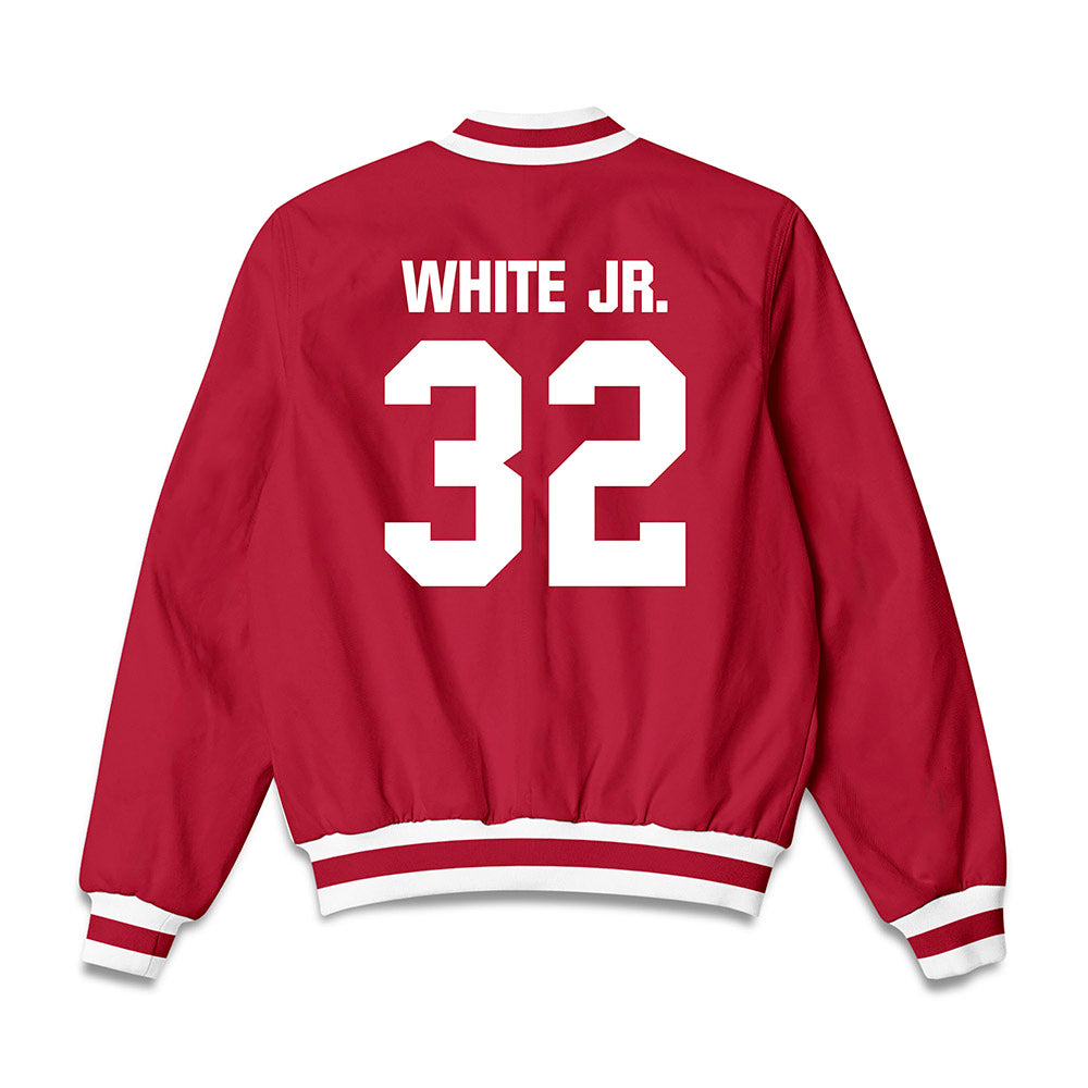 Indiana - NCAA Baseball : Ian White Jr. - Bomber Jacket-1