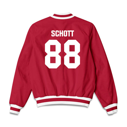 Indiana - NCAA Football : Brock Schott - Bomber Jacket-1