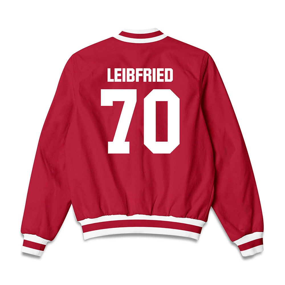 Indiana - NCAA Football : Austin Leibfried - Bomber Jacket-1