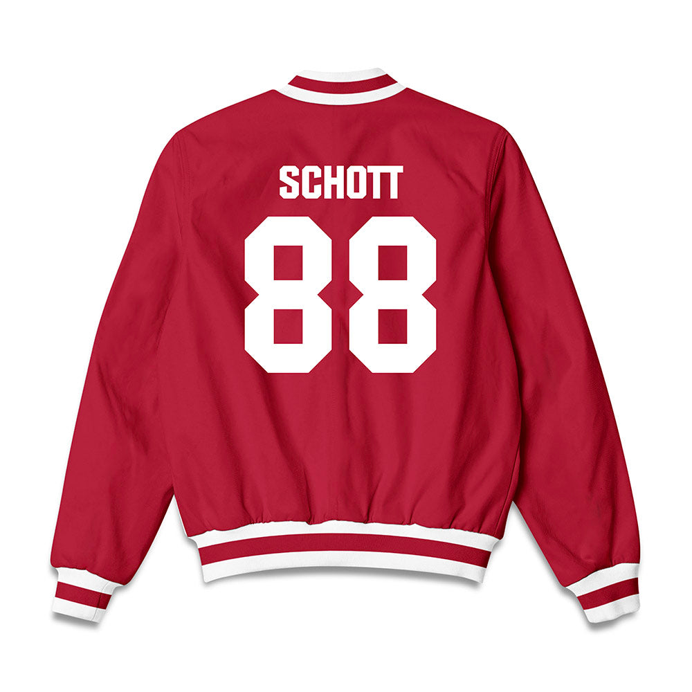 Indiana - NCAA Football : Brock Schott - Bomber Jacket-1