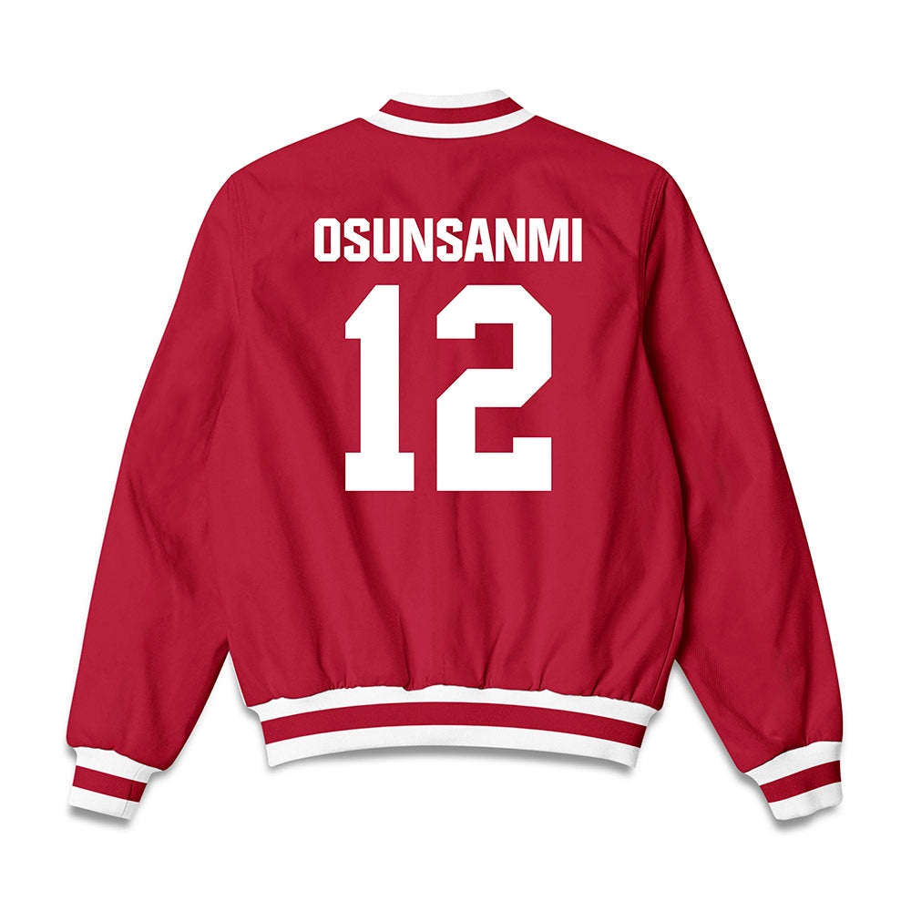 Indiana - NCAA Football : Tobi Osunsanmi - Bomber Jacket-1