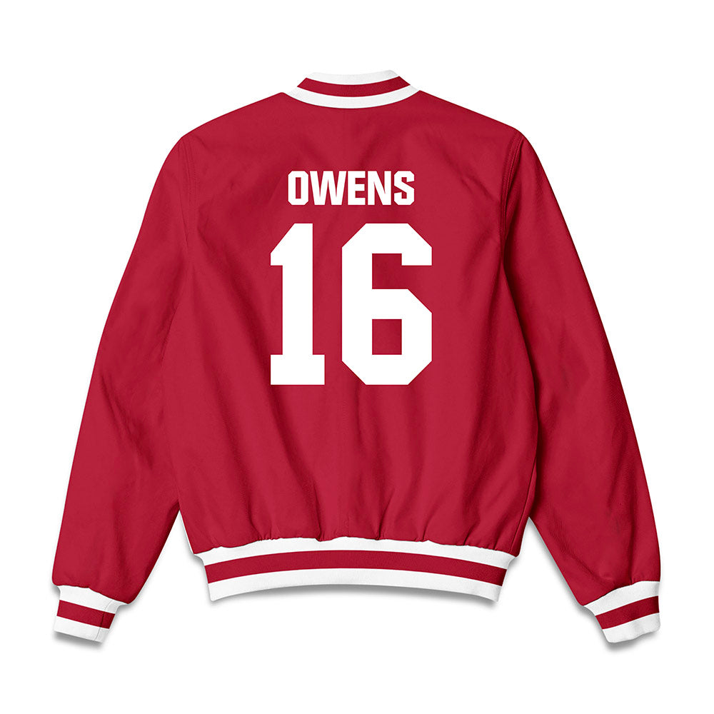 Indiana - NCAA Football : Jamar Owens - Bomber Jacket-1