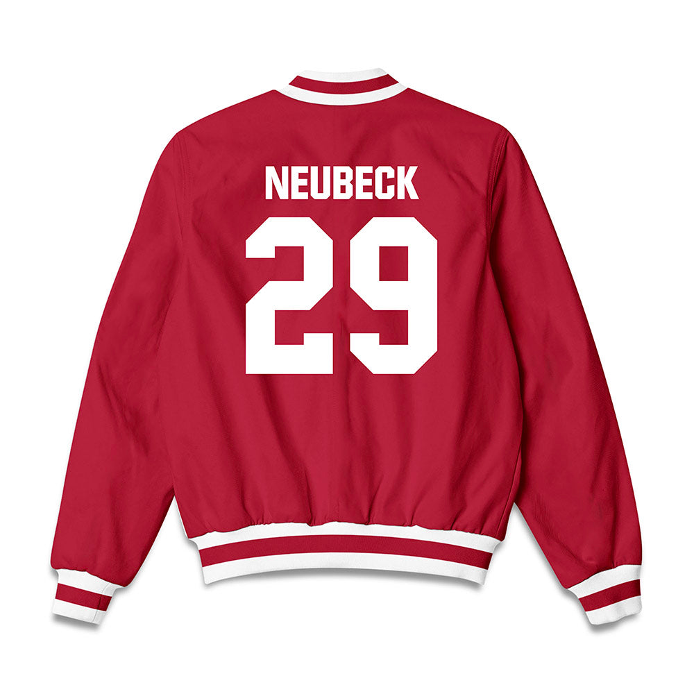 Indiana - NCAA Baseball : Tony Neubeck - Bomber Jacket-1