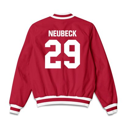 Indiana - NCAA Baseball : Tony Neubeck - Bomber Jacket-1