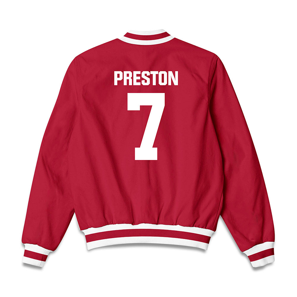Indiana - NCAA Football : Shazz Preston - Bomber Jacket-1