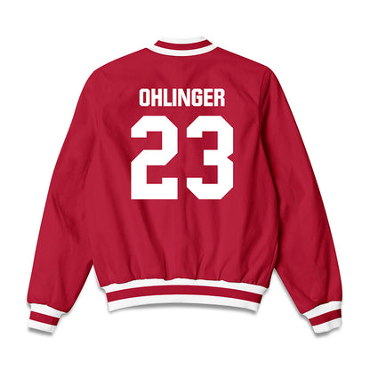 Indiana - NCAA Football : Henry Ohlinger - Bomber Jacket-1