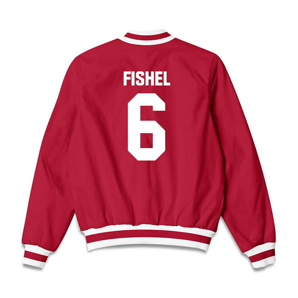 Indiana - NCAA Women's Soccer : Summer Fishel - Bomber Jacket-1