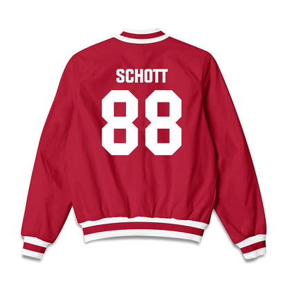 Indiana - NCAA Football : Brock Schott - Bomber Jacket-1