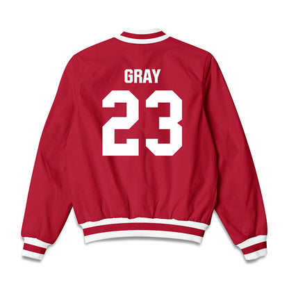 Indiana - NCAA Women's Volleyball : Victoria Gray - Bomber Jacket-1