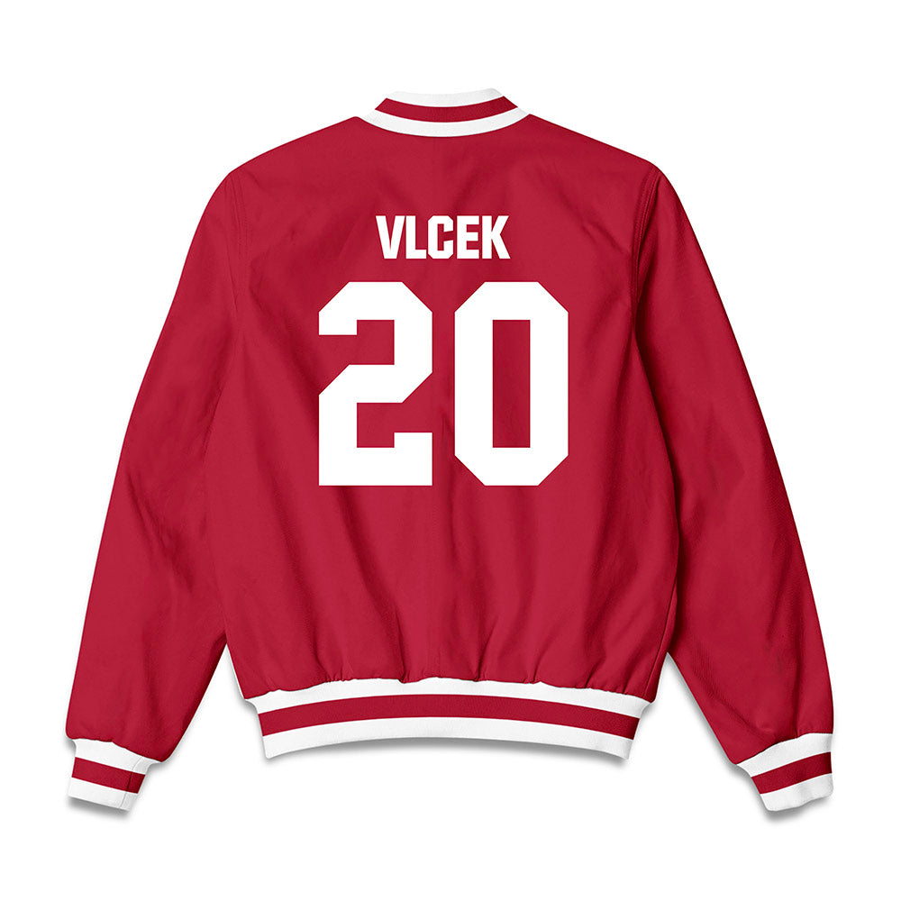 Indiana - NCAA Women's Soccer : Haden Vlcek - Bomber Jacket-1