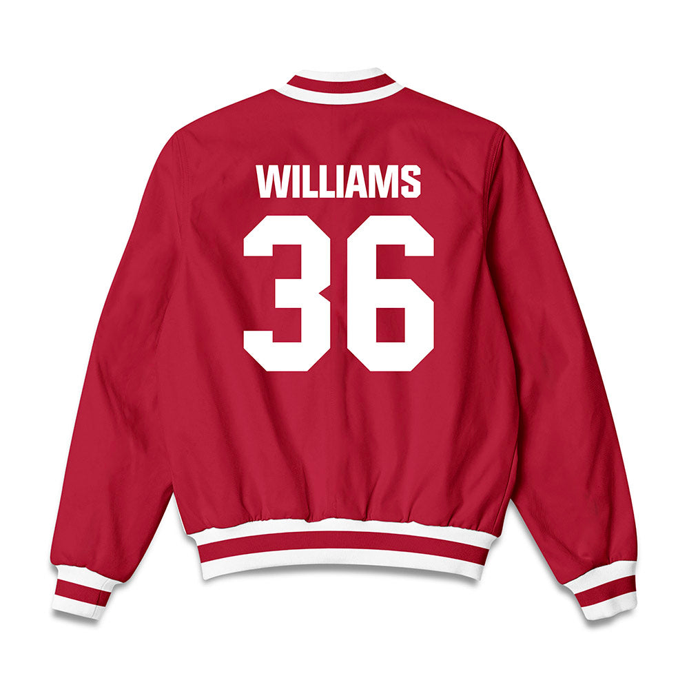 Indiana - NCAA Women's Soccer : Kendell Williams - Bomber Jacket-1
