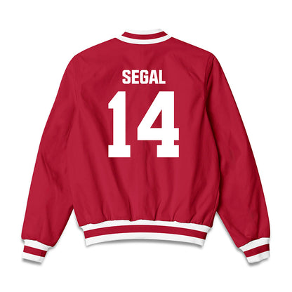 Indiana - NCAA Women's Volleyball : Emma Segal - Bomber Jacket-1