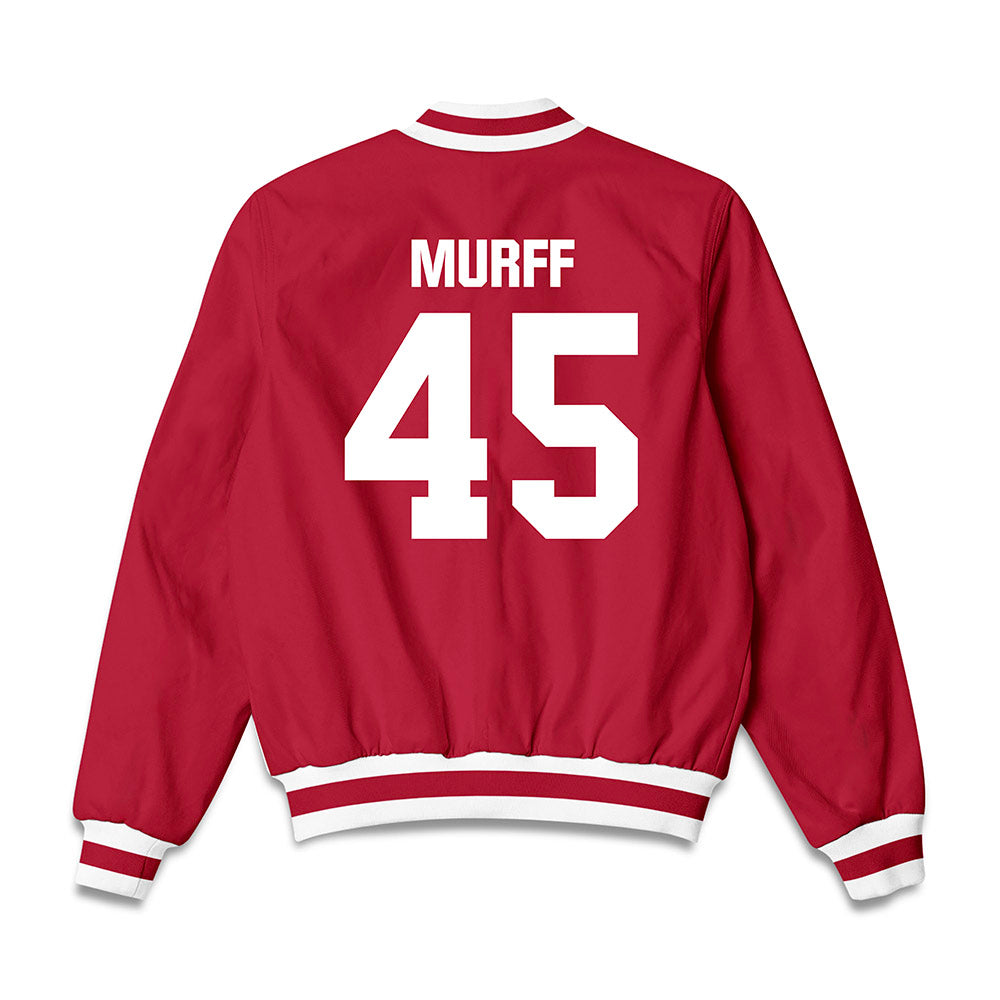 Indiana - NCAA Football : Lincoln Murff - Bomber Jacket-1