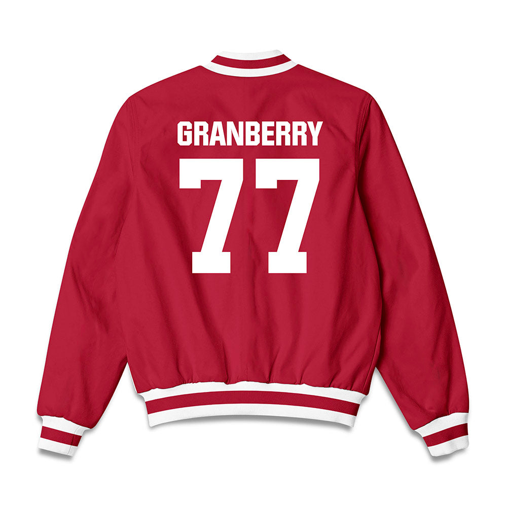Indiana - NCAA Women's Volleyball : Kiki Granberry - Bomber Jacket-1