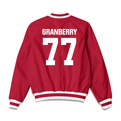 Indiana - NCAA Women's Volleyball : Kiki Granberry - Bomber Jacket-1