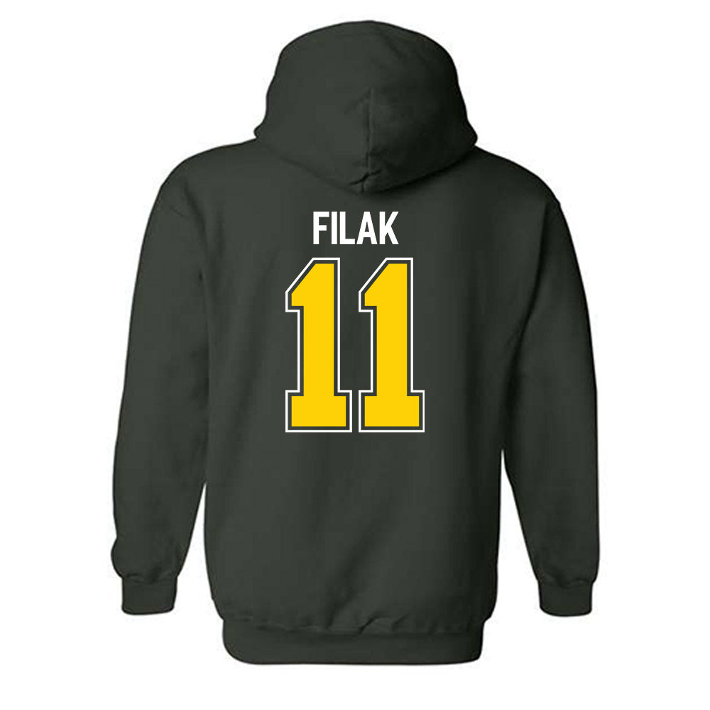 UVM - NCAA Men's Ice Hockey : Zach Filak - Classic Shersey Hooded Sweatshirt-1