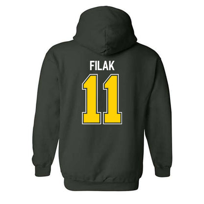 UVM - NCAA Men's Ice Hockey : Zach Filak - Classic Shersey Hooded Sweatshirt-1