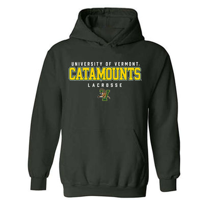 UVM - NCAA Men's Lacrosse : John Thomas - Classic Shersey Hooded Sweatshirt-0