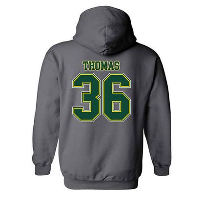 UVM - NCAA Men's Lacrosse : John Thomas - Classic Shersey Hooded Sweatshirt-1