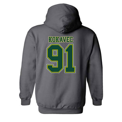 UVM - NCAA Women's Ice Hockey : Ashley Kokavec - Classic Shersey Hooded Sweatshirt-1