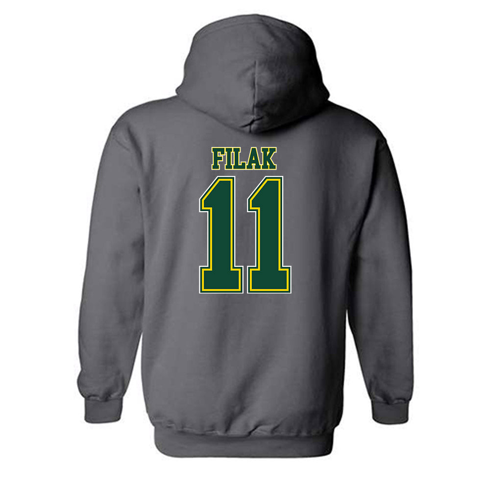 UVM - NCAA Men's Ice Hockey : Zach Filak - Classic Shersey Hooded Sweatshirt-1
