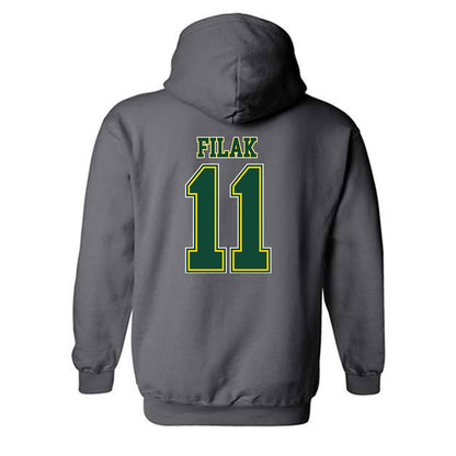 UVM - NCAA Men's Ice Hockey : Zach Filak - Classic Shersey Hooded Sweatshirt-1