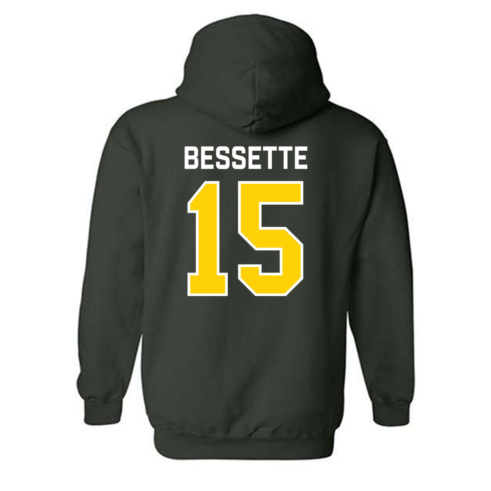 UVM - NCAA Men's Basketball : Drew Bessette - Classic Shersey Hooded Sweatshirt-1