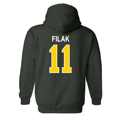 UVM - NCAA Men's Ice Hockey : Zach Filak - Classic Shersey Hooded Sweatshirt-1