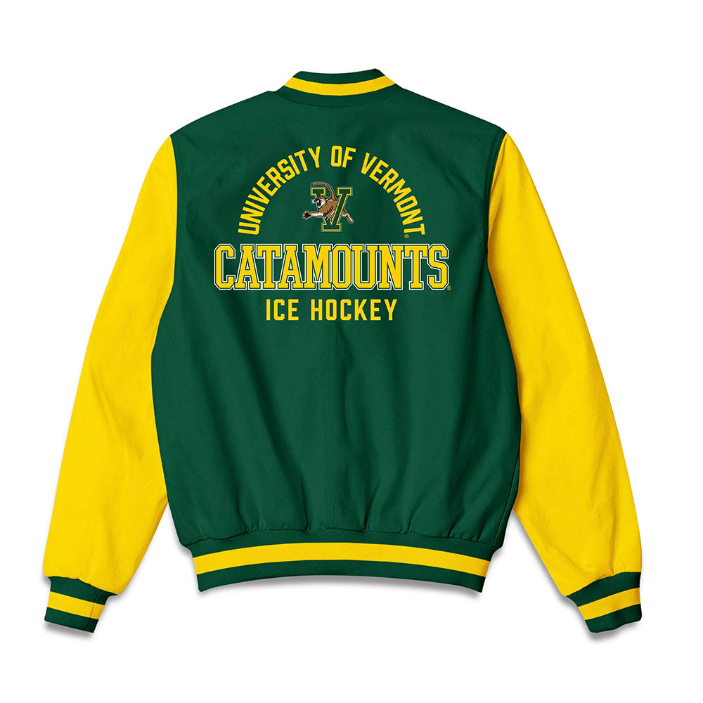 UVM - NCAA Men's Ice Hockey : Daniel Sambuco - Bomber Jacket-1