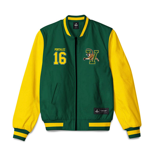 UVM - NCAA Women's Basketball : Arantxa Portalez - Bomber Jacket-0