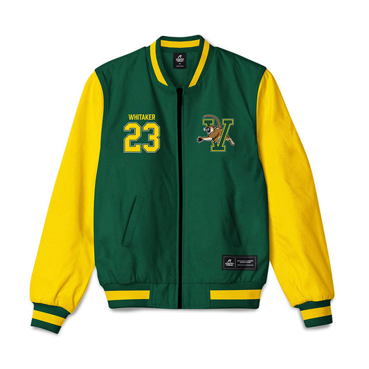 UVM - NCAA Men's Lacrosse : Tristan Whitaker - Bomber Jacket-0