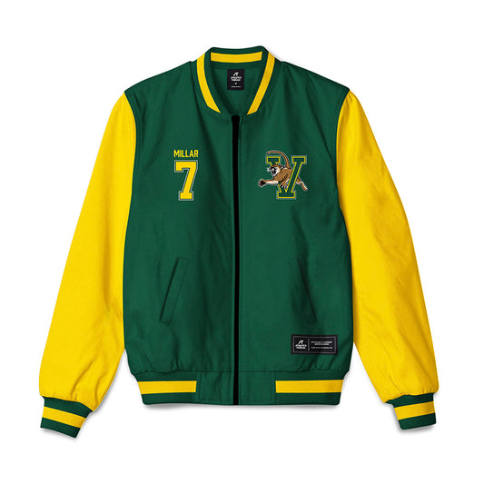 UVM - NCAA Men's Soccer : Andrew Millar - Bomber Jacket-0