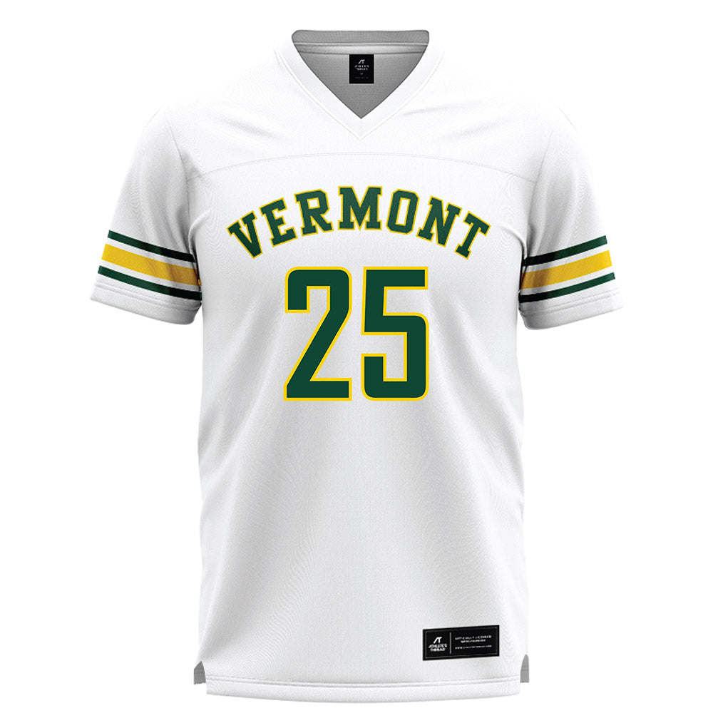 UVM - NCAA Men's Lacrosse : Neel Shenoy - White Lacrosse Jersey -0