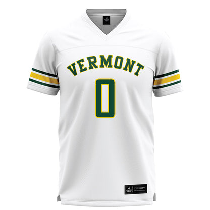 UVM - NCAA Men's Lacrosse : Colin Anderson - White Lacrosse Jersey -0