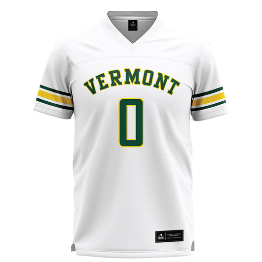 UVM - NCAA Men's Lacrosse : Colin Anderson - White Lacrosse Jersey -0