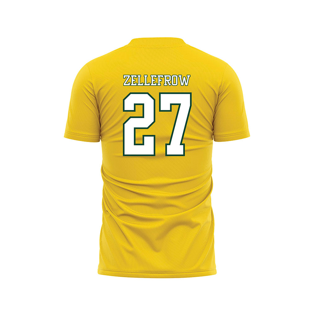 UVM - NCAA Men's Soccer : Ryan Zellefrow - Gold Soccer Jersey-1