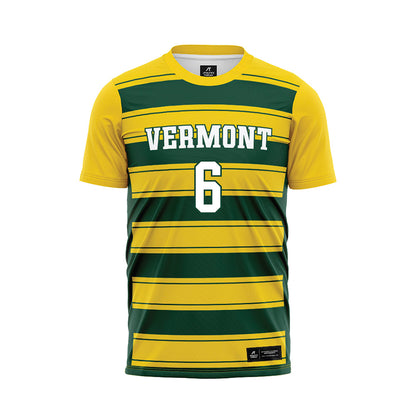 UVM - NCAA Men's Soccer : Ezra Widman - Gold Soccer Jersey-0