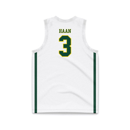 UVM - NCAA Women's Basketball : Emma Haan - White Basketball Jersey-1