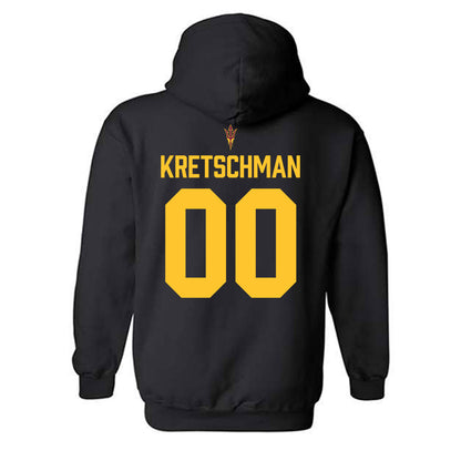 Arizona State - NCAA Beach Volleyball : Ava Kretschman - Hooded Sweatshirt-5