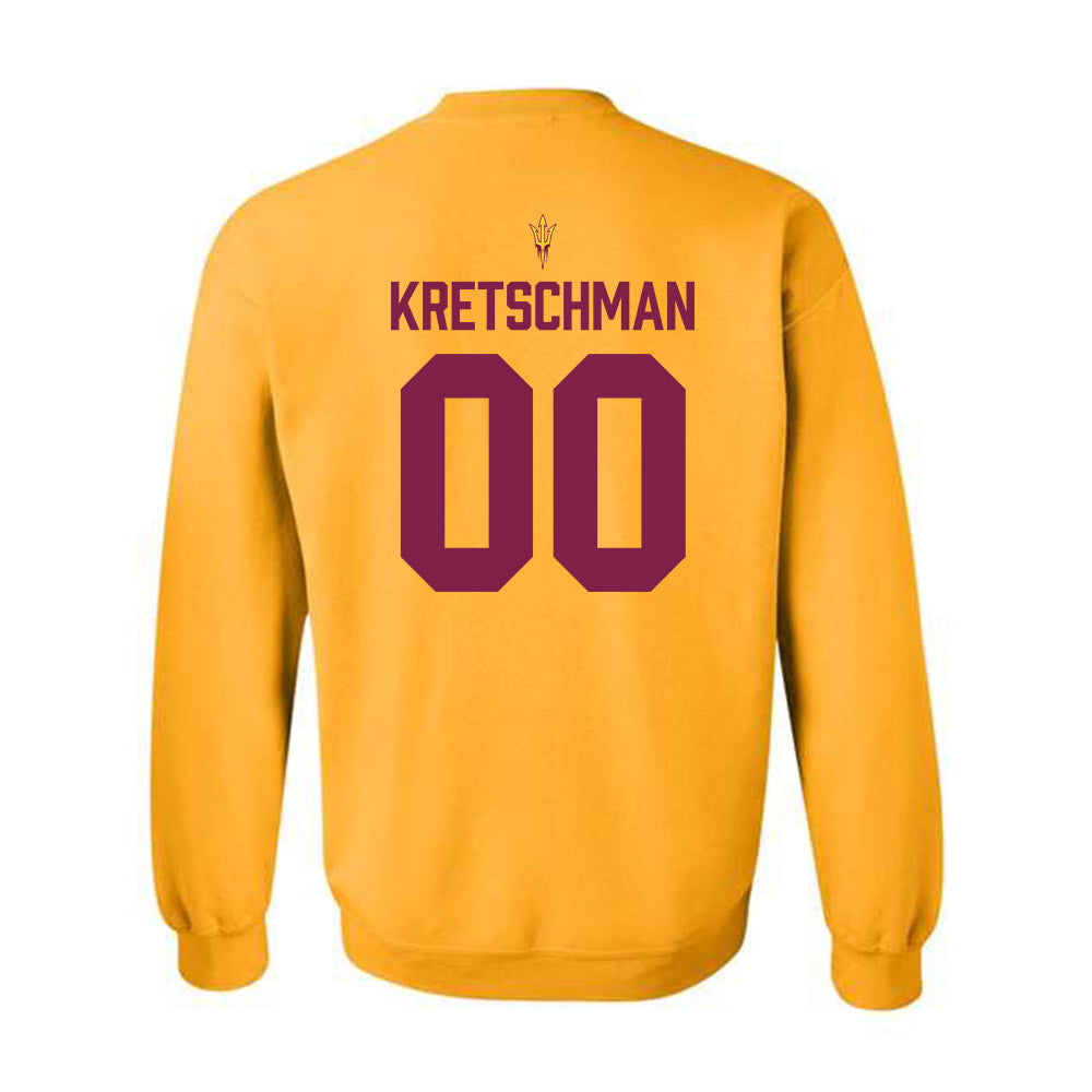 Arizona State - NCAA Beach Volleyball : Ava Kretschman - Crewneck Sweatshirt-6