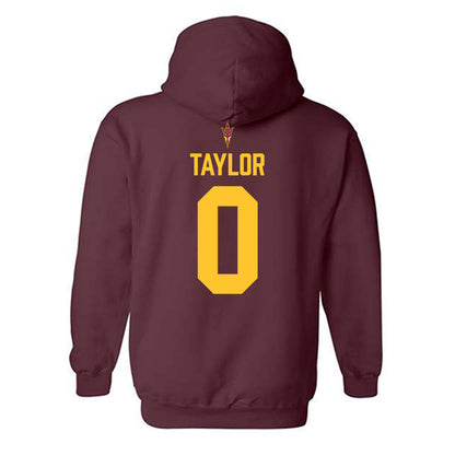 Arizona State - NCAA Beach Volleyball : Zoe Taylor - Hooded Sweatshirt-4