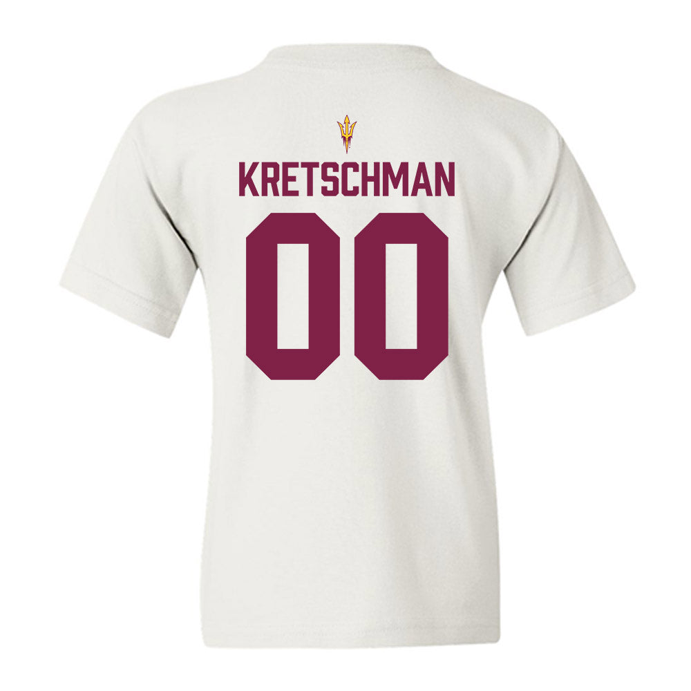 Arizona State - NCAA Beach Volleyball : Ava Kretschman - Youth T-Shirt-7